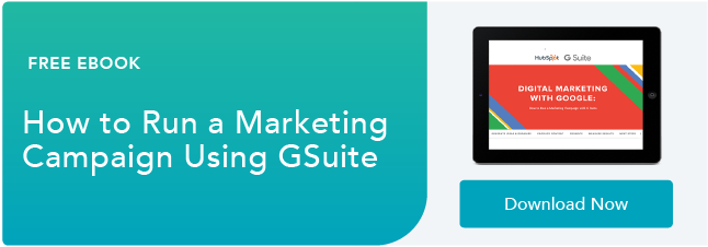  Cómo ejecutar una campaña de marketing con GSuite 