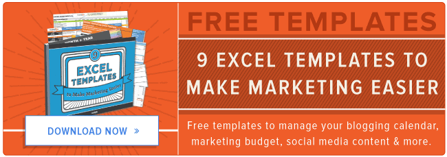  plantillas de Excel gratuitas para marketing 