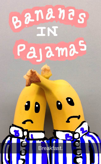  Fácil dibujo de bananas en Snapchat con pijamas "title =" bananas-in-pajamas-snapchat.png "width =" 356 "height =" 575 